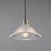 Mullan Lighting - MLP253SATBRS - One Light Pendant - Rebell - Satin Brass