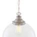 Mullan Lighting - MLP267ANTSLV - One Light Pendant - Riad - Antique Silver