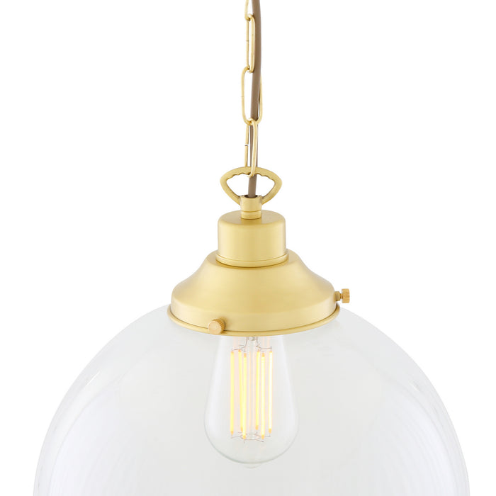 Mullan Lighting - MLP267SATBRS - One Light Pendant - Riad - Satin Brass