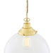 Mullan Lighting - MLP267SATBRS - One Light Pendant - Riad - Satin Brass