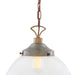 Mullan Lighting - MLP268ANTBRS - One Light Pendant - Riad - Antique Brass