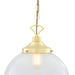 Mullan Lighting - MLP268POLBRS - One Light Pendant - Riad - Polished Brass