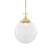Mullan Lighting - MLP268SATBRS - One Light Pendant - Riad - Satin Brass