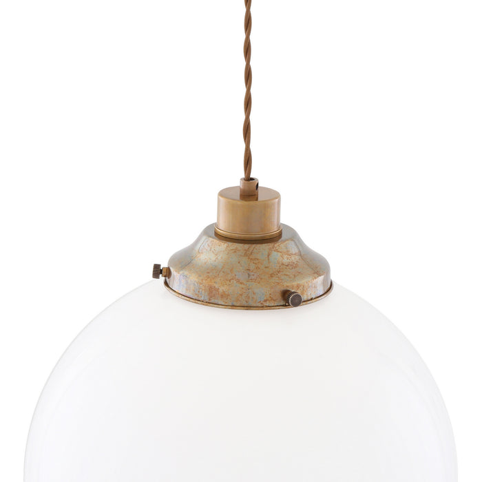 Mullan Lighting - MLP307ANTBRS - One Light Pendant - Gentry - Antique Brass
