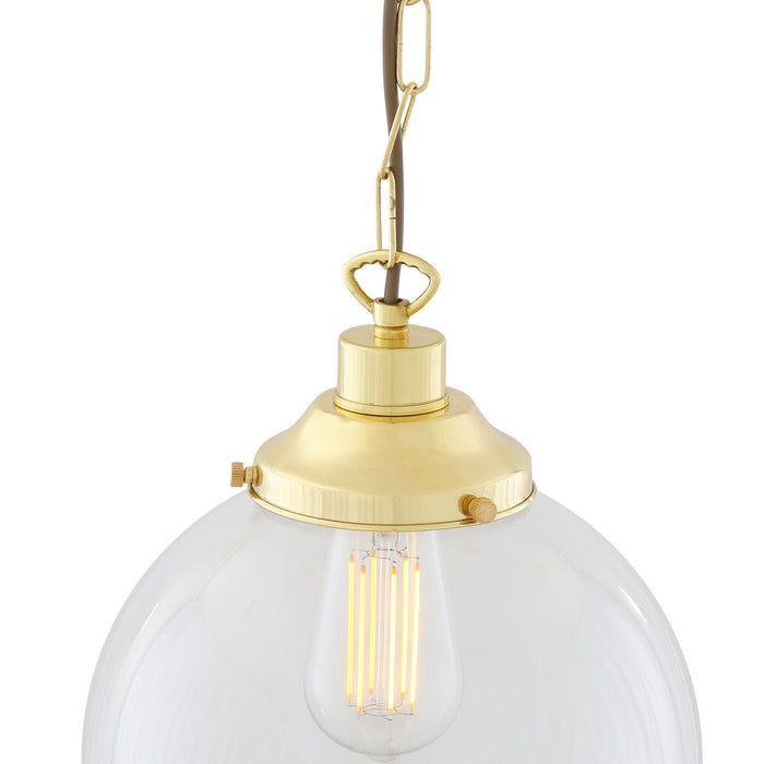 Mullan Lighting - MLP309POLBRS - One Light Pendant - Riad - Polished Brass