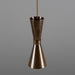 Mullan Lighting - MLP330ANTBRS - One Light Pendant - Amias - Antique Brass