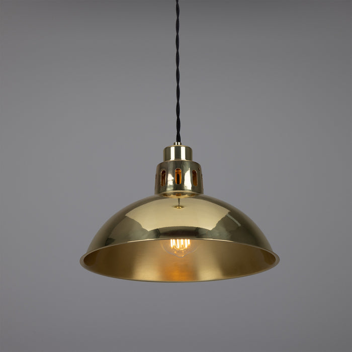 Mullan Lighting - MLP370POLBRS - One Light Pendant - Paris - Polished Brass