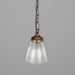 Mullan Lighting - MLP389ANTBRS - One Light Pendant - Gadar - Antique Brass