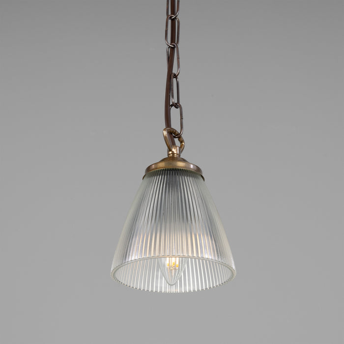 Mullan Lighting - MLP389ANTBRS - One Light Pendant - Gadar - Antique Brass
