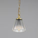 Mullan Lighting - MLP389SATBRS - One Light Pendant - Gadar - Satin Brass
