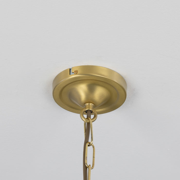 Mullan Lighting - MLP389SATBRS - One Light Pendant - Gadar - Satin Brass