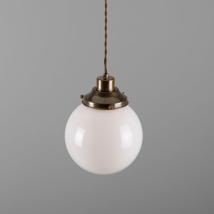 Mullan Lighting - MLP399ANTBRS - One Light Pendant - Gentry - Antique Brass