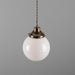 Mullan Lighting - MLP399ANTBRS - One Light Pendant - Gentry - Antique Brass