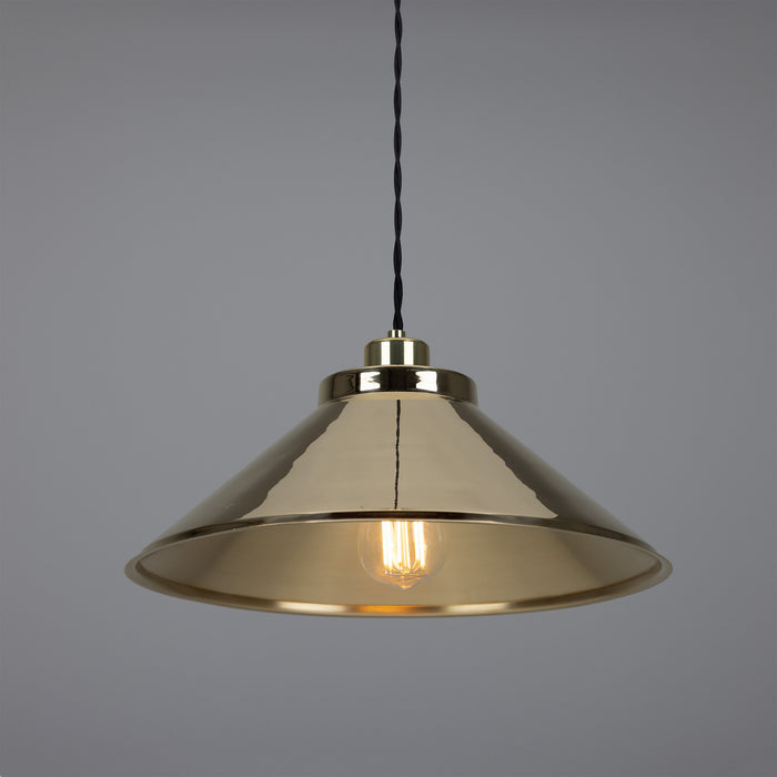 Mullan Lighting - MLP417POLBRS - One Light Pendant - Rio - Polished Brass