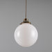 Mullan Lighting - MLP432ANTBRS - One Light Pendant - Gentry - Antique Brass