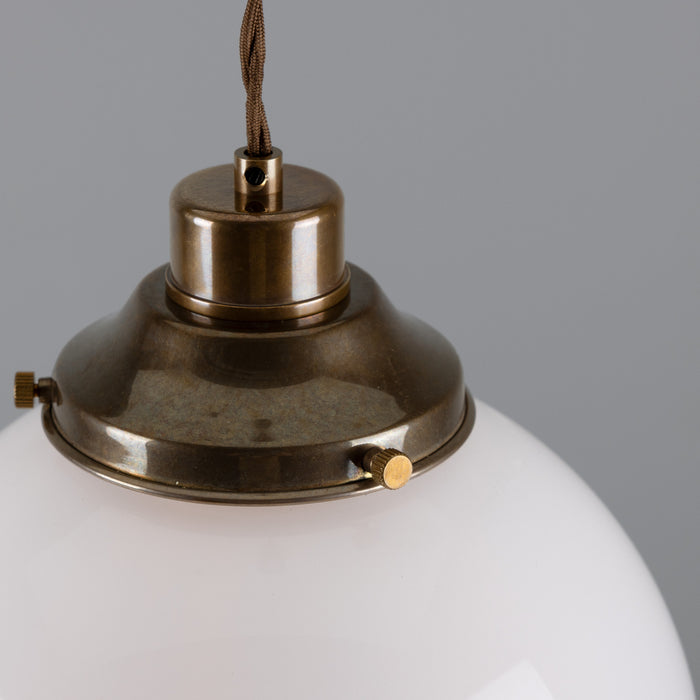 Mullan Lighting - MLP432ANTBRS - One Light Pendant - Gentry - Antique Brass