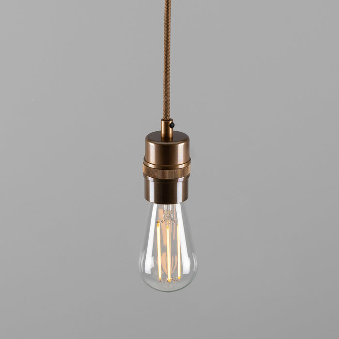 Mullan Lighting - MLP437ANTBRS - One Light Pendant - Devon - Antique Brass
