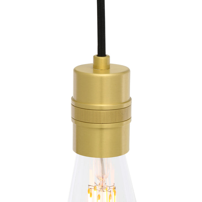 Mullan Lighting - MLP437SATBRS - One Light Pendant - Devon - Satin Brass