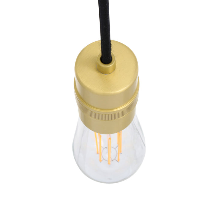 Mullan Lighting - MLP437SATBRS - One Light Pendant - Devon - Satin Brass