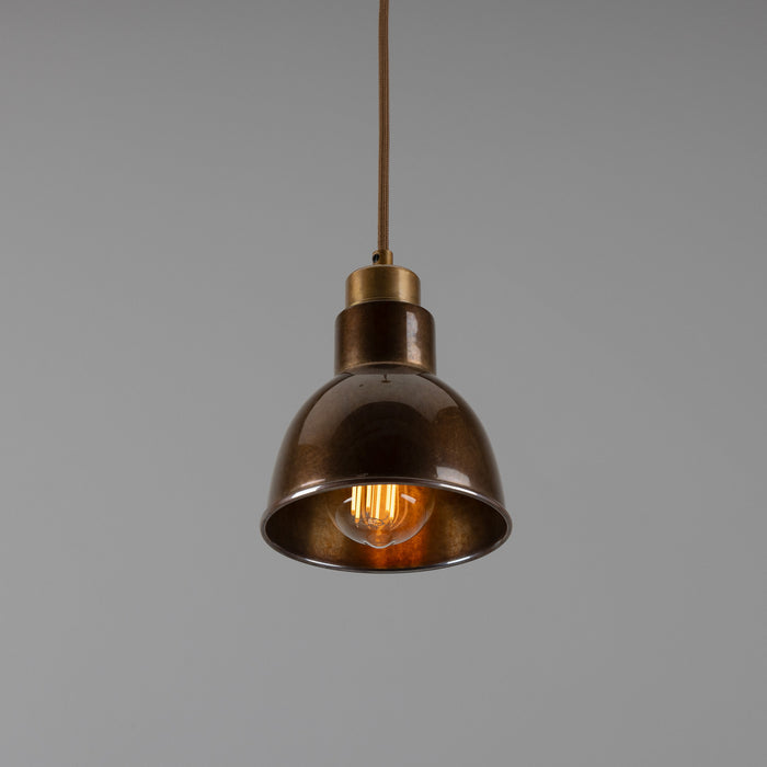 Mullan Lighting - MLP453ANTBRS - One Light Pendant - Baku - Antique Brass