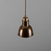 Mullan Lighting - MLP453ANTBRS - One Light Pendant - Baku - Antique Brass