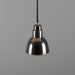 Mullan Lighting - MLP453ANTSLV - One Light Pendant - Baku - Antique Silver