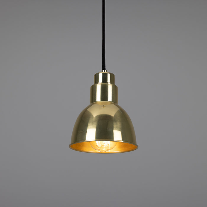 Mullan Lighting - MLP453POLBRS - One Light Pendant - Baku - Polished Brass