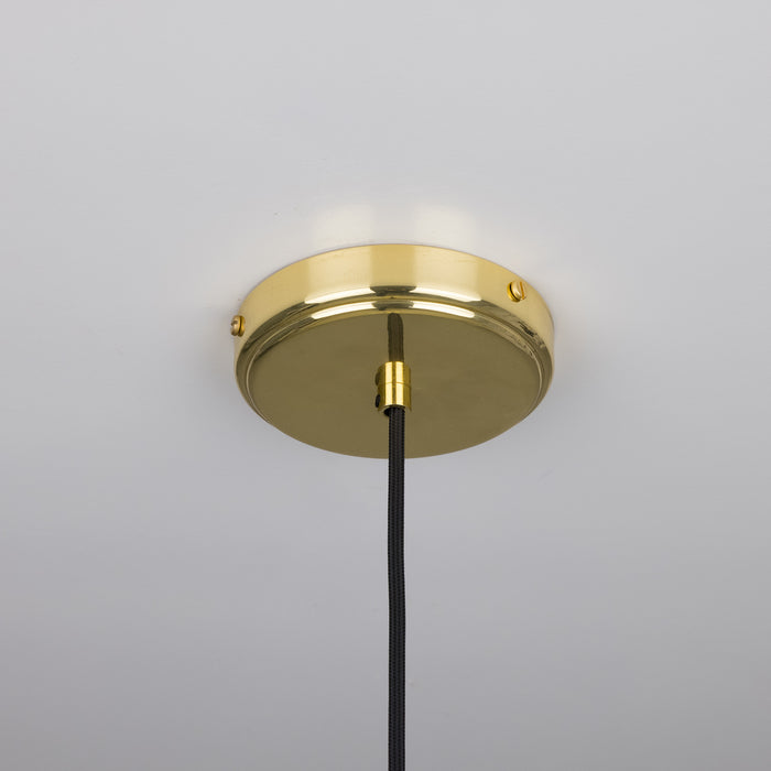 Mullan Lighting - MLP483POLBRS - One Light Pendant - Nahla - Polished Brass