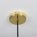 Mullan Lighting - MLP483POLBRSOP - One Light Pendant - Nahla - Polished Brass