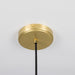 Mullan Lighting - MLP483SATBRSOP - One Light Pendant - Nahla - Satin Brass