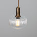 Mullan Lighting - MLP484ANTBRS - One Light Pendant - Nehir - Antique Brass