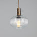 Mullan Lighting - MLP484ANTBRS - One Light Pendant - Nehir - Antique Brass