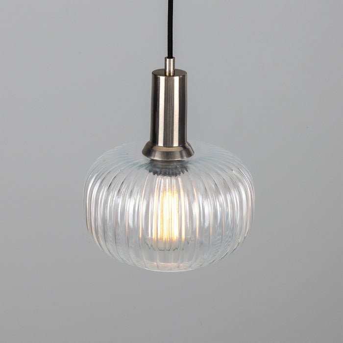 Mullan Lighting - MLP484ANTSLV - One Light Pendant - Nehir - Antique Silver