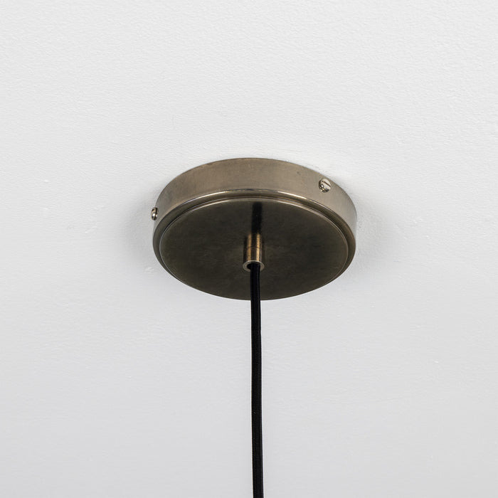 Mullan Lighting - MLP484ANTSLV - One Light Pendant - Nehir - Antique Silver