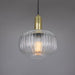 Mullan Lighting - MLP484POLBRS - One Light Pendant - Nehir - Polished Brass