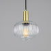 Mullan Lighting - MLP484SATBRS - One Light Pendant - Nehir - Satin Brass
