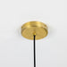Mullan Lighting - MLP484SATBRS - One Light Pendant - Nehir - Satin Brass