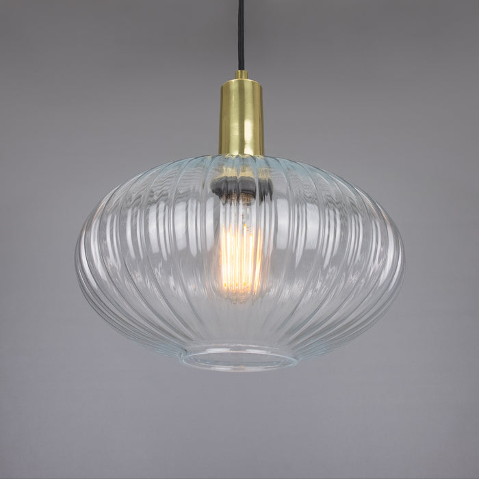 Mullan Lighting - MLP485POLBRS - One Light Pendant - Neith - Polished Brass