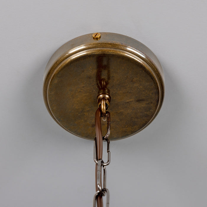 Mullan Lighting - MLP491ANTBRS - One Light Pendant - Ozark - Antique Brass