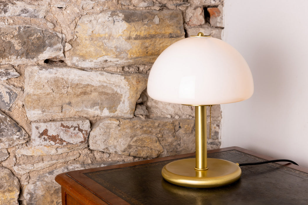 Mullan Lighting - MLTL080SATBRS - One Light Table Lamp - Champignon - Satin Brass