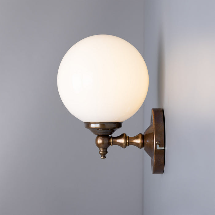 Mullan Lighting - MLWL014ANTBRS - One Light Wall Sconce - Cloghan - Antique Brass
