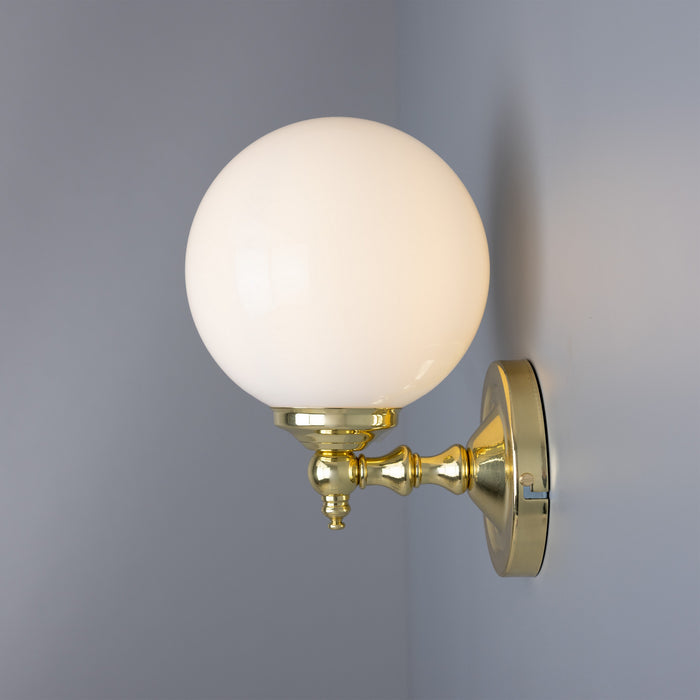 Mullan Lighting - MLWL014POLBRS - One Light Wall Sconce - Cloghan - Polished Brass