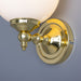 Mullan Lighting - MLWL014POLBRS - One Light Wall Sconce - Cloghan - Polished Brass