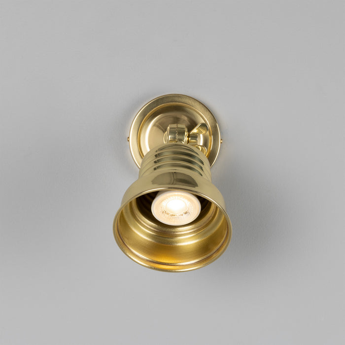 Mullan Lighting - MLWL071POLBRS - One Light Spot Light - Sucre - Polished Brass