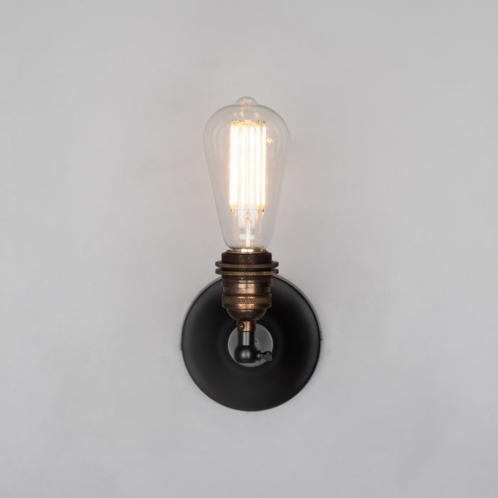 Mullan Lighting - MLWL155PCMBK - One Light Wall Sconce - Lome - Matt Black