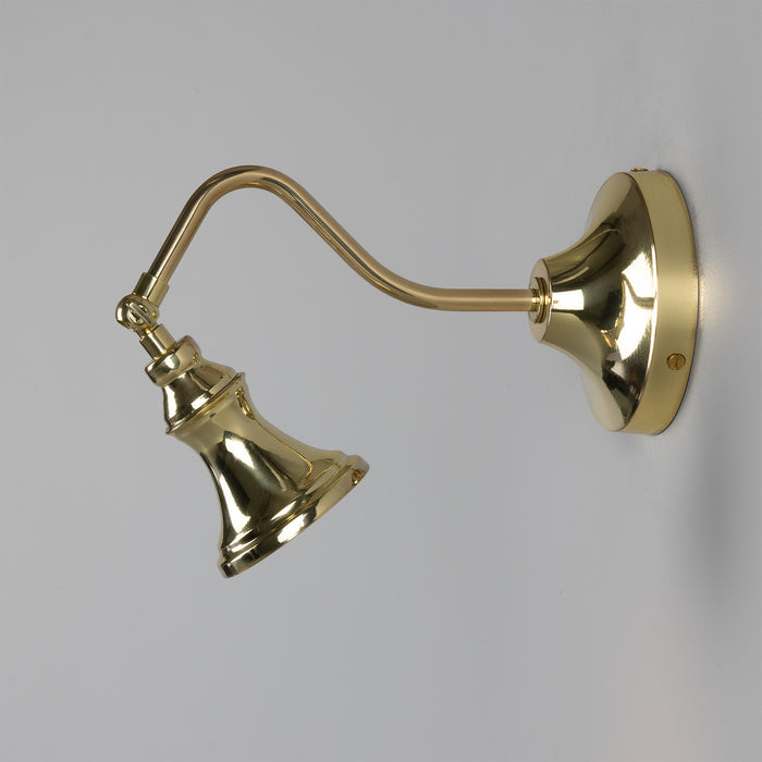 Mullan Lighting - MLWL179POLBRS - One Light Spot Light - Kent - Polished Brass