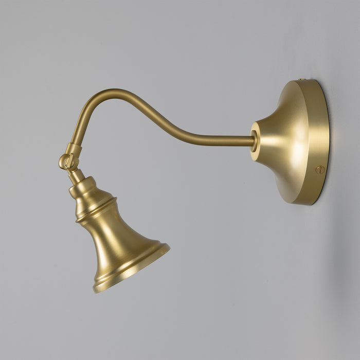 Mullan Lighting - MLWL179SATBRS - One Light Spot Light - Kent - Satin Brass