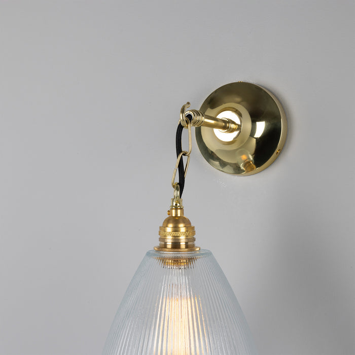Mullan Lighting - MLWL190POLBRS - One Light Wall Sconce - Fend - Polished Brass