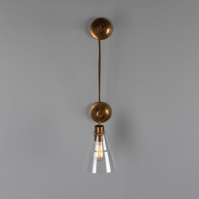 Mullan Lighting - MLWL199ANTBRS - One Light Wall Sconce - Rigale - Antique Brass