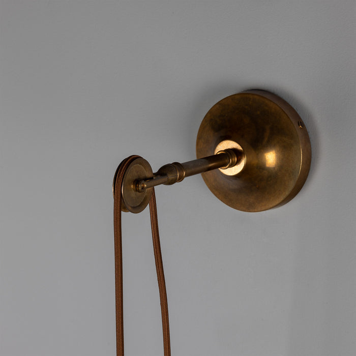 Mullan Lighting - MLWL199ANTBRS - One Light Wall Sconce - Rigale - Antique Brass